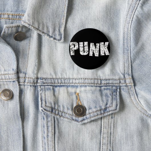 "Punk" runder Knopf Button (Beispiel)