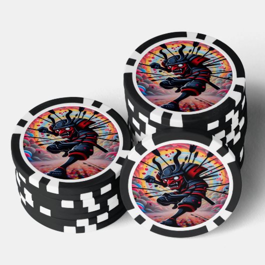 Punk Samurai Poker Chips (Stapel)