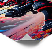 Punk Samurai Poster (Ecke)