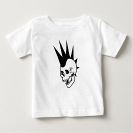 Punk-Schädel Baby T-shirt