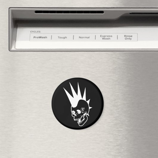 Punk-Schädel Magnet (In Situ (Geschirrspüler))