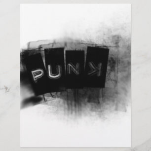 Punk schwarz-weiß