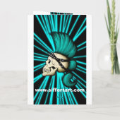 Punk Skull Karte (Rückseite)