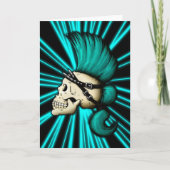 Punk Skull Karte (Vorderseite)