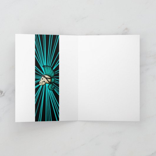 Punk Skull Karte (Innenseite)