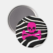 Punk Skull Magnet (Vorderseite/Rückseite)