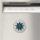 Punk Skull Magnet (Aquamarin) (In Situ (Geschirrspüler))
