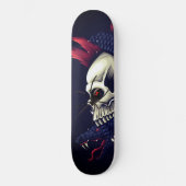 Punk Skull Mamba Black Widow Spider Skateboard (Vorderseite)
