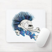 Punk Skull Mousepad (Mit Mouse)