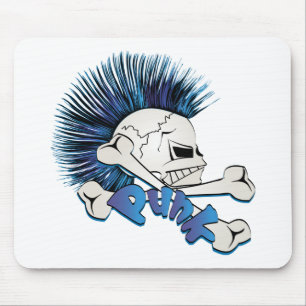 Punk Skull Mousepad