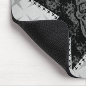 Punk Skull Mousepad (grau) (Ecke)