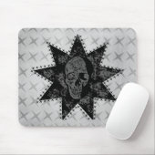 Punk Skull Mousepad (grau) (Mit Mouse)