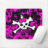 Punk Skull Princess Mouse Pad Mousepad (Mit Mouse)