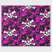 Punk Skull Princess Packpapier (Flach)