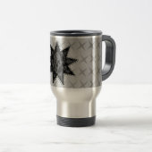 Punk Skull-Tasse (grau) Reisebecher (VorderseiteRechts)