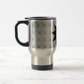 Punk Skull-Tasse (grau) Reisebecher (Links)