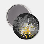 Punk Skulls Magnete Magnet (Vorderseite/Rückseite)