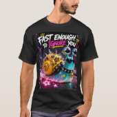 Punk Snail "Fast Enough" – Doppelseitige 3D-Grafik T-Shirt (Vorderseite)