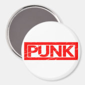 Punk Stempel Magnet (Vorderseite/Rückseite)