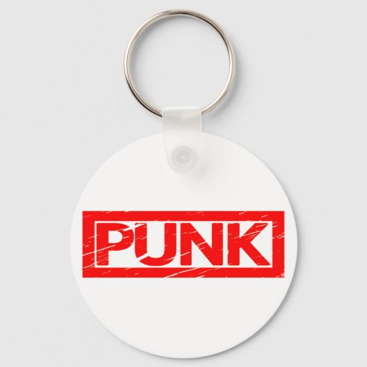 Punk Stempel Schlüsselanhänger (Vorderseite)