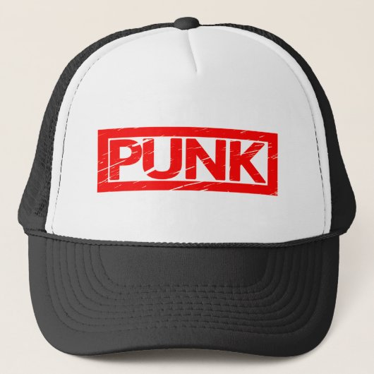 Punk Stempel Truckerkappe (Vorderseite)