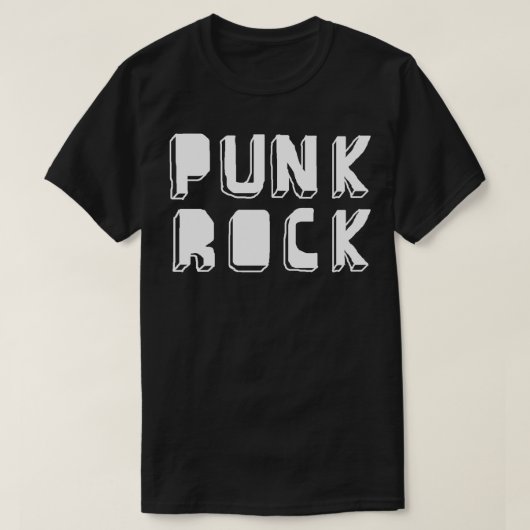 Punk-Stil T-Shirt (Design vorne)