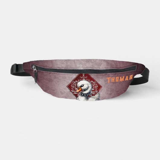 Punk Swan: Der gefiederte Rebell. Bauchtasche (Vorderseite)