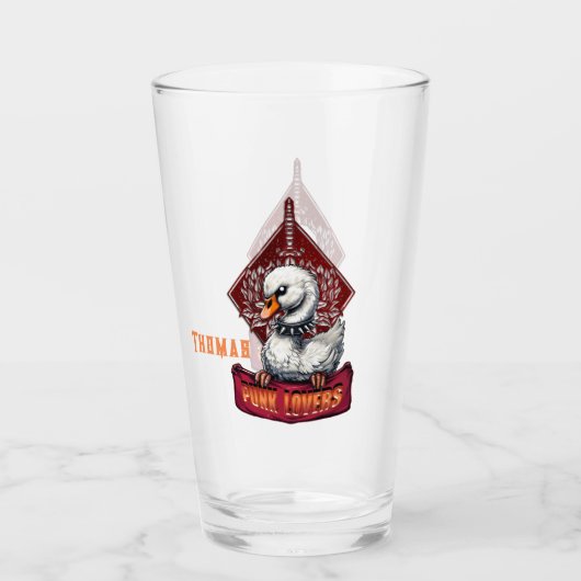 Punk Swan: Der gefiederte Rebell. Glas (Vorderseite)