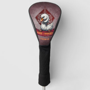 Punk Swan: Der gefiederte Rebell. Golf Headcover