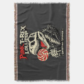 Punk T-Rex Lutscher - Süß aber wild Decke (Vorderseite Vertikal)