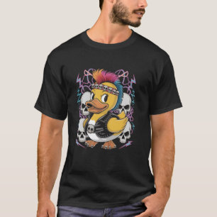 Punk T-Shirt Herren Damen Ente Rock Enten Anarchie