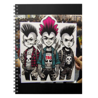 Punk-Trio-Notebook Notizblock