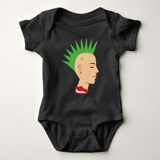 Punk-Typ Baby Strampler (Vorderseite)