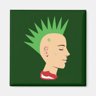 Punk-Typ Magnet