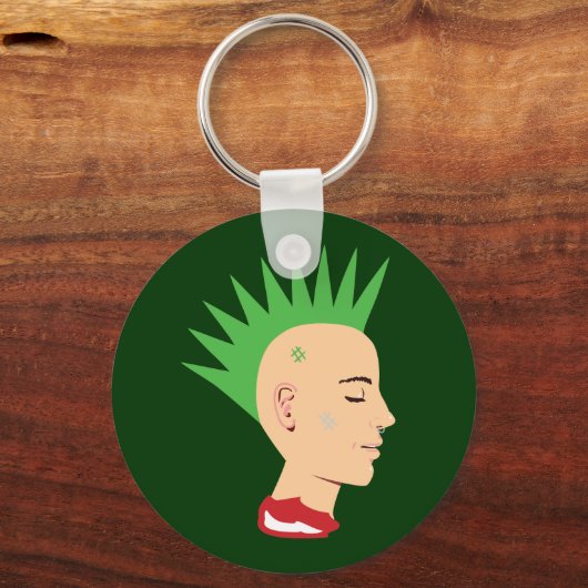 Punk-Typ Schlüsselanhänger (Vorderseite)