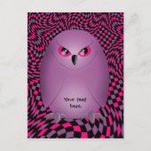Punk-Uhu Postkarte (Vorderseite)