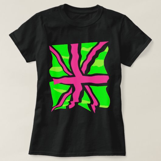 PUNK UK BRITISCHE FLAGGE T-SHIRT (Design vorne)
