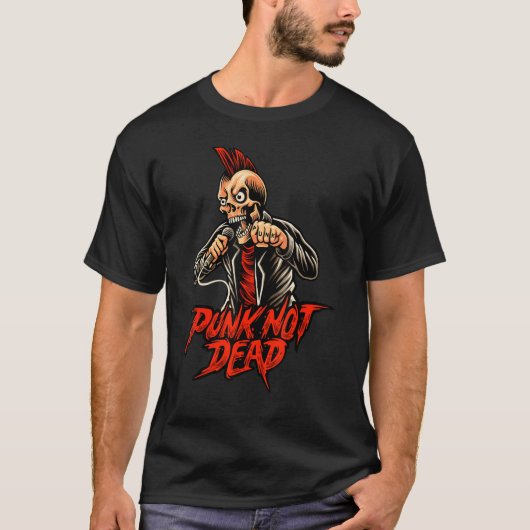 Punk und Rock and Roll T-Shirt (Vorderseite)