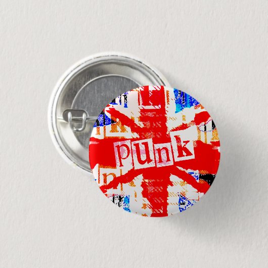 Punk Union Jack Button (Vorne & Hinten)