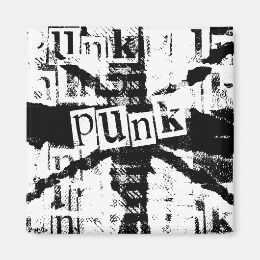 Punk Union Jack Magnet (Vorne)