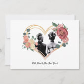 Punk Wedding Einladung (Vorderseite)