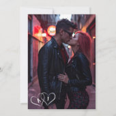 Punk Wedding Einladung (Rückseite)