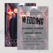 Punk Wedding Einladung (Vorne/Hinten)