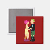 Punk Wedding Magnet (Vorderseite/Rückseite)