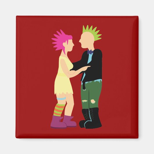Punk Wedding Magnet (Vorne)