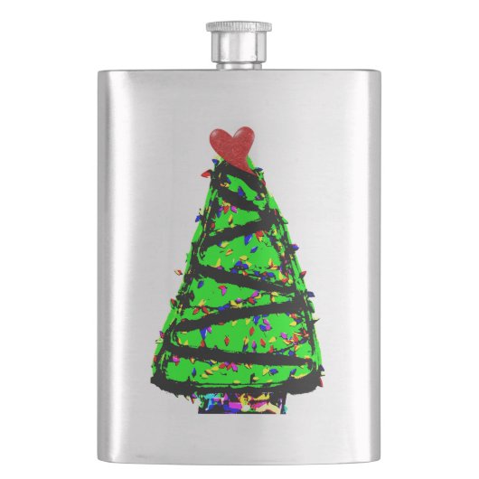 Punk Weihbaum Flachmann (Vorderseite)