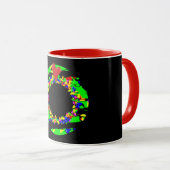 Punk-Weihnachtskranz Tasse (VorderseiteRechts)