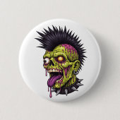 Punk Zombie Button (Vorderseite)