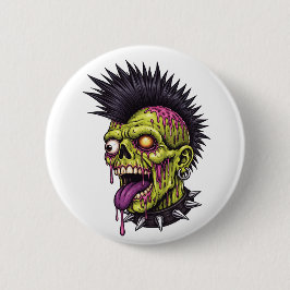 Punk Zombie Button