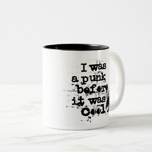 Punk Zweifarbige Tasse (VorderseiteRechts)